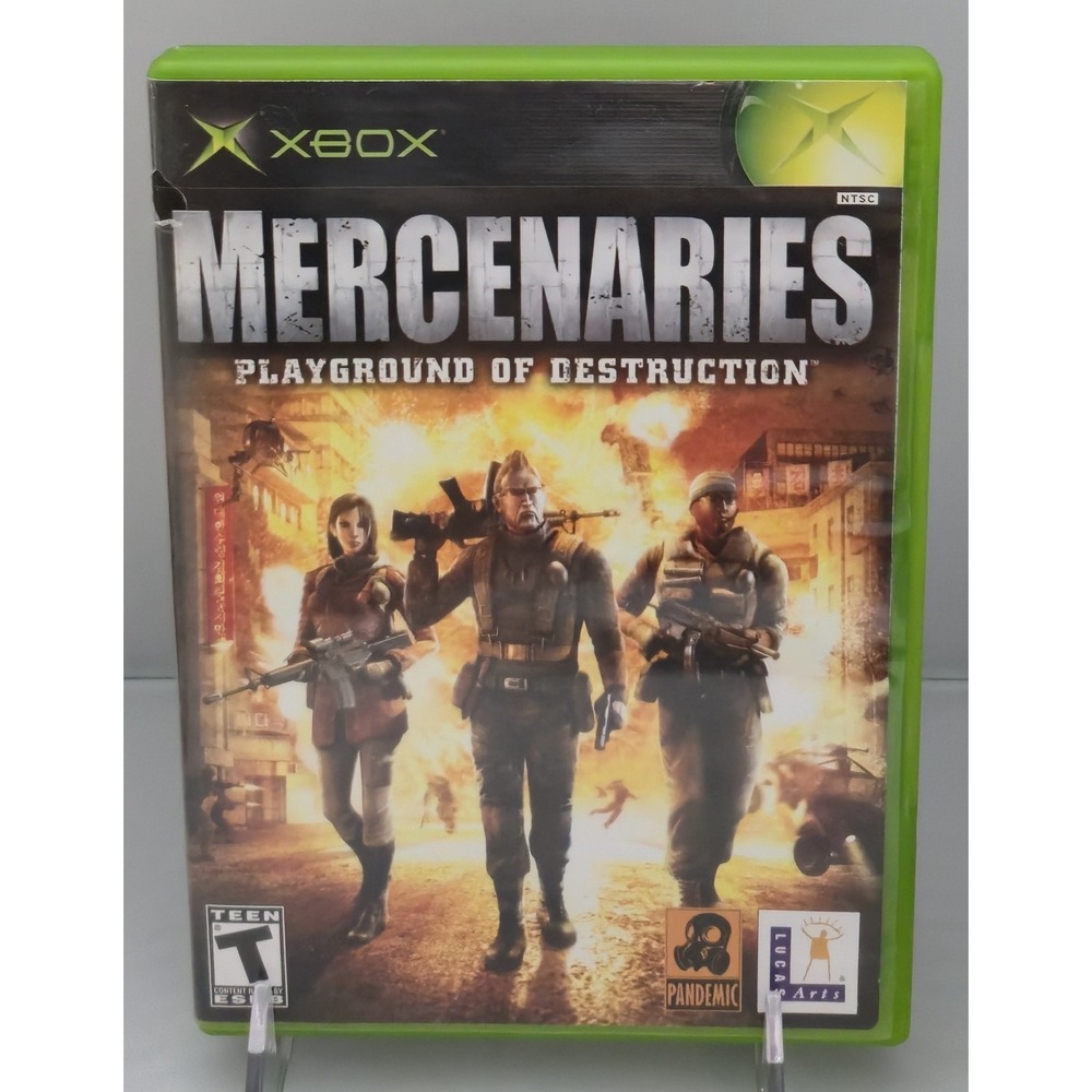 Mercenaries: Playground of Destruction - Xbox - Complete in Box (CIB) - Tested - Picture 2 of 12